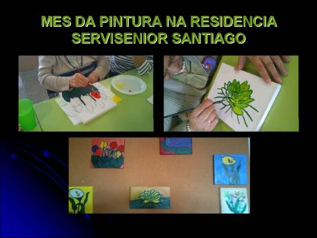 Mes de la pintura en la residencia Servisenior Santiago